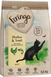 Produktbild von Feringa Adult Duo Katzenfutter Huhn mit Forelle getreidefrei 6,5 kg - 6,5 kg