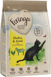 Produktbild von Feringa Adult Duo Katzenfutter Huhn mit Lamm getreidefrei 2 kg - 2 kg