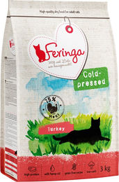 Produktbild von Feringa Adult Katzenfutter Truthahn kaltgepresst 9 kg (3 x 3 kg) - 3 kg