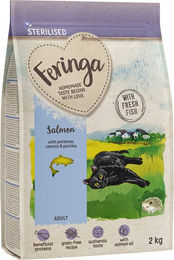 Produktbild von Feringa Adult Sterilised Katzenfutter Lachs Getreidefrei 2 kg - 2 kg