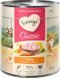 Feringa Classic Meat Menü Geflügel Getreidefrei 6 x 800 g - 6 x 800 g – Bild 1 von 1