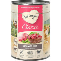 Produktbild von Feringa Classic Meat Menü Katzenfutter Lamm und Rind getreidefrei 6 x 400 g - 6 x 400 g