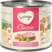Produktbild von Feringa Classic Meat Menü Kitten Lachs & Huhn getreidefrei 6 x 200 g - 6 x 200 g