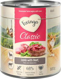 Feringa Classic Meat Menü Lamm & Rind Getreidefrei 6 x 800 g - 6 x 800 g – Bild 1 von 1