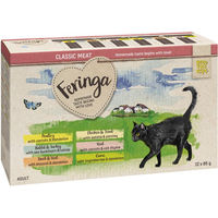 Produktbild von Feringa Classic Meat Menü Pouch Mixpaket 2 für Katzen Getreidefrei 12 x 85 g