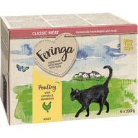 Produktbild von Feringa Classic Meat Menü Schale Geflügel und Fisch getreidefrei 6 x 100 g