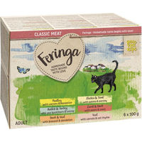 Produktbild von Feringa Classic Meat Menü Schale Mixpaket 2 Getreidefrei 24 x 100 g