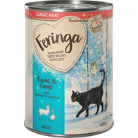 Produktbild von Feringa Classic Meat Wintermenü Katzenfutter Wild und Gans getreidefrei 24 x 400 g - 24 x 400 g