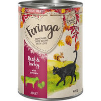 Produktbild von Feringa Classic Nassfutter Rind Truthahn und Kürbis 6 x 400 g für Katzen