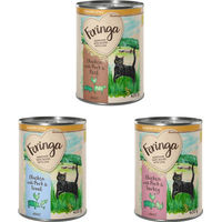 Produktbild von Feringa Country Style Menü Mixpaket 1 für Katzen mit Pute, Rind und Forelle getreidefrei 6 x 400 g