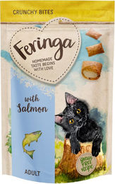Produktbild von Feringa Crunchy Bites Lachs Leckerli für Katzen 30 g