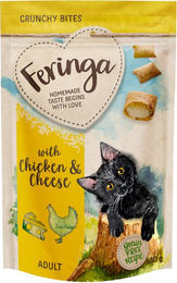 Produktbild von Feringa Crunchy Bites Leckerli Huhn & Käse 30 g