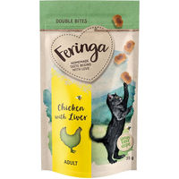 Produktbild von Feringa Double Bites Huhn mit Leber für Katzen 35 g