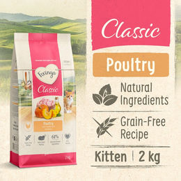 Feringa Kitten Classic Geflügel Getreidefreies Trockenfutter 2 kg – Bild 1 von 1