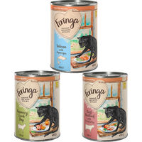 Produktbild von Feringa Selected Recipes Katzen Nassfutter Adult Mixpaket Lamm Rind Lachs Getreidefrei Monoprotein 6 x 400 g - 6 x 400 g