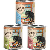 Produktbild von Feringa Selected Recipes Katzen Nassfutter Adult Mixpaket Lamm Rind Lachs Getreidefrei Monoprotein 6 x 800 g - 6 x 800 g