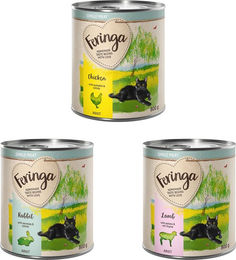 Produktbild von Feringa Single Meat Menü Mixpaket 1 für Katzen mit Huhn, Kaninchen und Lamm 6 x 800 g getreidefrei monoprotein
