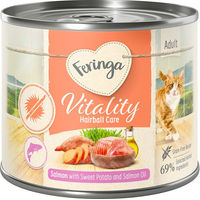 Produktbild von Feringa Vitality Hairball Care Katzenfutter Lachs getreidefrei 12 x 200 g