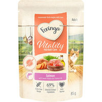 Produktbild von Feringa Vitality Hairball Care Katzenfutter Lachs getreidefrei 12 x 85 g