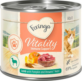 Produktbild von Feringa Vitality Immune Katzenfutter Lamm 6 x 200 g - 6 x 200 g