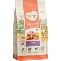 Produktbild von Feringa Vitality Sensitive Katzenfutter Pute und Lachs getreidefrei 400 g - 400 g
