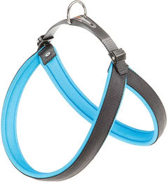 Produktbild von Ferplast Agila Fluo Hundegeschirr aus Nylon in Blau Größe 7