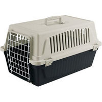 Produktbild von Ferplast Atlas 20 Transportbox für Katzen und kleine Hunde Schwarz 37 x 58 x 32 cm aus Kunststoff