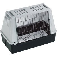Produktbild von Ferplast Autotransportbox Atlas Car aus Kunststoff Grau 72 x 41 x 51 cm - 1 Stk.