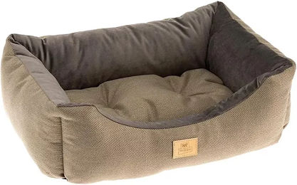 Produktbild von Ferplast Chester 60 Hundekorb und Katzenbett aus Stoff in Beige für kleine Tiere