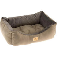 Produktbild von Ferplast Chester 60 Hundekorb und Katzenbett aus Stoff in Beige für kleine Tiere