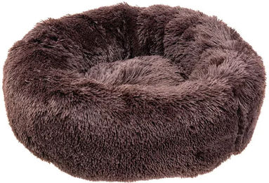Produktbild von Ferplast Cuddly 80 Hundekissen und Katzenkissen aus Plüsch Braun Größe M
