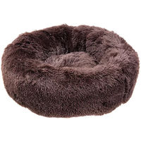 Produktbild von Ferplast Cuddly 80 Hundekissen und Katzenkissen aus Plüsch Braun Größe M