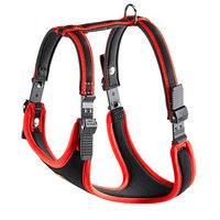 Produktbild von Ferplast ErgoComfort Hundegeschirr Large Rot aus Nylon mit verstellbarem Mikroverstellverschluss
