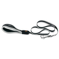 Produktbild von Ferplast ERGOCOMFORT Hundeleine aus Nylon mit ergonomischem Griff in Silber
