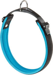 Produktbild von Ferplast Ergofluo Hundehalsband aus Nylon in Blau für Riesenrassen Größe L