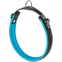 Produktbild von Ferplast Ergofluo Hundehalsband aus Nylon in Blau für Riesenrassen Größe L