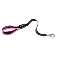 Produktbild von Ferplast Ergofluo Hundeleine aus Nylon für große Hunde Rosa 55 cm