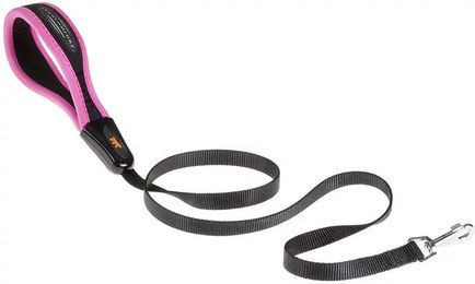 Produktbild von Ferplast Ergofluo Hundeleine mit Gurtband in Rosa 120 cm