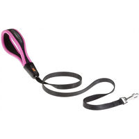 Produktbild von Ferplast Ergofluo Hundeleine mit Gurtband in Rosa 120 cm