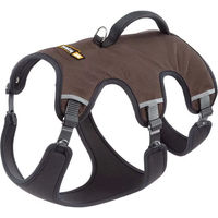 Produktbild von Ferplast Ergotrekking Hundegeschirr für kleine Hunde XS Braun aus Nylon mit Reflektoren und Polsterung