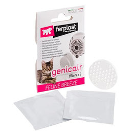 Ferplast Ersatzfilter Feline Breeze Duftfilter für GENICAIR Electronic Cat Litter Deodorant 2er Pack – Bild 1 von 2