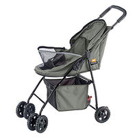Produktbild von Ferplast Globetrotter Hundebuggy faltbarer Haustierwagen für kleine Hunde bis 9 kg 80 x 42 x 95 cm