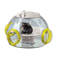Produktbild von Ferplast Hamster Lab Spielhaus aus Kunststoff in Bunt und Transparent 22 x 20 x 14 cm