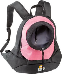 Ferplast Haustierrucksack Kangoo für kleine Hunde und Katzen aus Nylon in Rosa – Bild 1 von 7