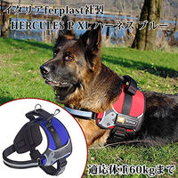 Produktbild von Ferplast Hercules Sportgeschirr für Hunde Blau XL Gepolstert mit Griff und Reflektoren
