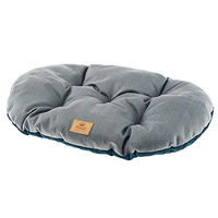 Produktbild von Ferplast Hundebett und Katzenkissen für mittelgroße Hunde in Blau, 85 x 55 x 15 cm, waschbar