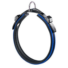 Ferplast Hundehalsband ERGOCOMFORT für große Hunde aus Nylon in Blau Größe L – Bild 1 von 5