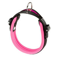 Produktbild von Ferplast Hundehalsband Ergofluo aus Nylon in Rosa für Riesenrassen Größe M