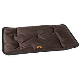 Ferplast Hundekissen Jolly Braun Waschbare Hundematte aus Plüsch Größe L 98 x 65 cm – Bild 1 von 4