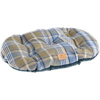 Produktbild von Ferplast Hundekissen Scott Blau für mittelgroße Hunde 89 x 55 x 12 cm